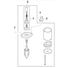 1638H Twin - 2019 - 2T2610683/M19 - Mountfield Ride On Mower Starter Motor Diagram