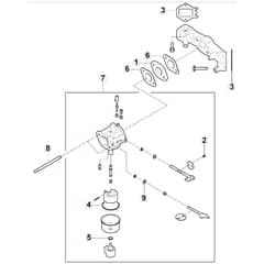 1638H Twin - 2020 - 2T2610683/M20 - Mountfield Ride On Mower Carburettor Diagram