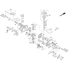 1638H Twin - 2020 - 2T2610683/M20 - Mountfield Ride On Mower Hydro-Gear T2-ADBF-2X3C-1RX1 Diagram
