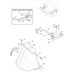 1638H Twin - 2022-2023 - 2T2630483/M22 - Mountfield Ride On Mower Options Diagram