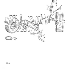 1640H - 2002 - 13-2654-12 - Mountfield Ride On Mower Steering Diagram