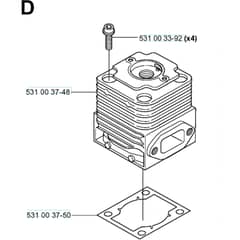 Husqvarna 165 BT - 20053300001-Current - US Cylinder