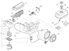165F-3 - 2010 - 165F-3_09_0002 - Mountfield Engine Main Assembly Diagram