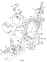 Hayter 16-42 Ride On Tractor - H1642 - Console Assy