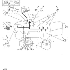 16H40H - 2007 - 13-2686-12 - Mountfield Ride On Mower Electrics Diagram