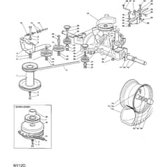 16H40H - 2007 - 13-2686-12 - Mountfield Ride On Mower Transmission Diagram