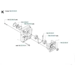 Husqvarna 170 BF - 20061000001-20084000000 Crankcase