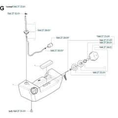 Husqvarna 170 BF - 20061000001-20084000000 Fuel Tank