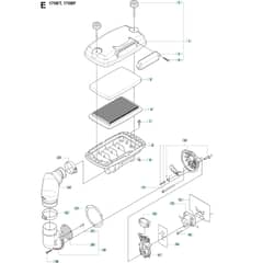 Husqvarna 170 BF - 20084000001-Current Carburetor & Air Filter