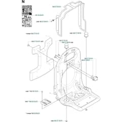 Husqvarna 170 BT - 20061000001-20084000000 Frame