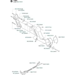 Husqvarna 170 BT - 20061000001-20084000000 Handle & Controls