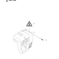 Husqvarna 170 BT - 20084000001-Current Cylinder Cover
