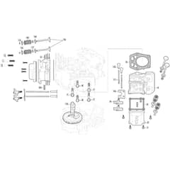 1736H Twin - 2020-2022 - 2T0440483/M20 - Mountfield Ride On Mower Cylinder Head Diagram