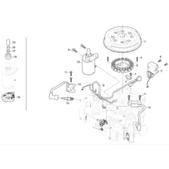 1736H Twin - 2020-2022 - 2T0440483/M20 - Mountfield Ride On Mower Ignition Coil Diagram