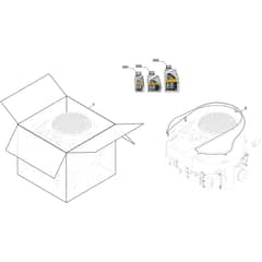 1738H - 2025 - 2T0830483/M25 - Mountfield Ride On Mower Engine Cover Diagram