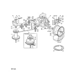 1740H - 2003 - 13-2654-13 - Mountfield Ride On Mower Transmission Diagram