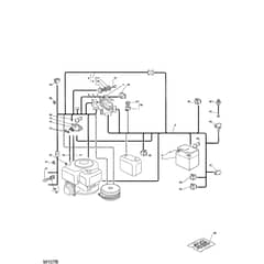 1740H - 2004 - 13-2654-14 - Mountfield Ride On Mower Electric Equipment Diagram