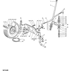 1740H - 2004 - 13-2654-14 - Mountfield Ride On Mower Steering Diagram