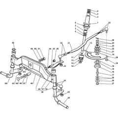 1740H - 2003 - 299941633/MOU - Mountfield Ride On Mower Steering Diagram