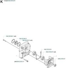 Husqvarna 180 BF - 20080500001-20084000000 Crankcase