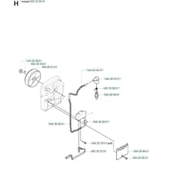 Husqvarna 180 BF - 20080500001-20084000000 Ignition System