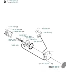 Husqvarna 180 BF - 20080500001-20084000000 Starter