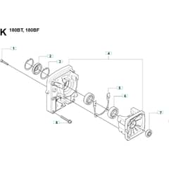 Husqvarna 180 BF - 20084000001-Current Crankcase