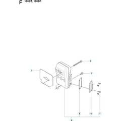 Husqvarna 180 BF - 20084000001-Current Muffler