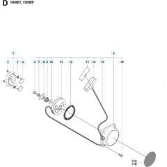 Husqvarna 180 BF - 20084000001-Current Starter