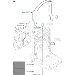 Husqvarna 180 BT - 20080500001-20084000000 Frame
