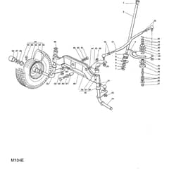 1840H - 2007 - 13-2681-12 - Mountfield Ride On Mower Steering Diagram