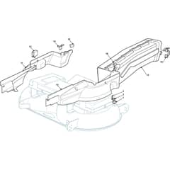 1840H - 2012 - 2T0950283/MFR - Mountfield Ride On Mower Guards Diagram