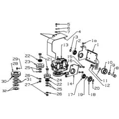 Masport 18 - 457945 - Sept 2011 7494435 - Gearbox Assembly
