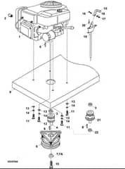 Hayter 18-42 Ride On Tractor - H1842 - Kohler Engine Assy