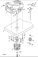 Hayter 18-42 Ride On Tractor - HY1842 - Kohler Engine Assy