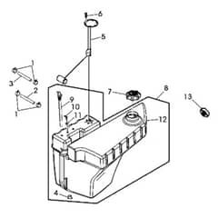 John Deere 1905 - PC9386 - Fuel Tank - ST501729