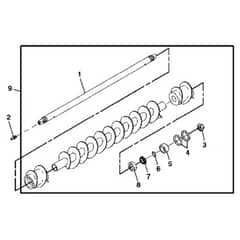 John Deere 1905 - PC9386 - Spiral Roller - ST501804