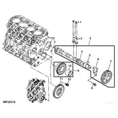 John Deere 1905 - PC9386 - Camshaft - ST501975