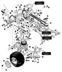 Hayter Heritage 19-42 - 147R (147R001001 - 147R099999) - Motion Drive Assembly