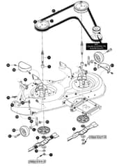 Hayter Heritage 19-42 - 147R (147R001001 - 147R099999) - Deck Assembly 02