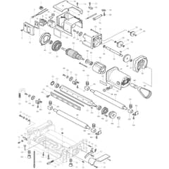 Makita 2012NB - Planer 304mm - Power Tool 01 Diagram
