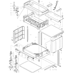 Makita 2012NB - Planer 304mm - Power Tool 02 Diagram