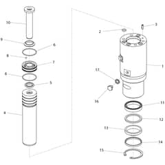 Belle 20-23 PAN - Cylinder Assembly