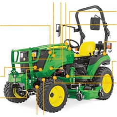 John Deere 2026R (NP100000- ) Compact Tractor - Quick Reference Guide