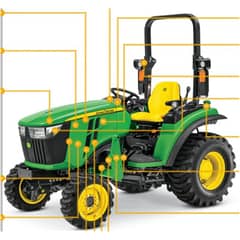 John Deere 2038R (LL300001- ) Compact Tractor - Quick Reference Guide