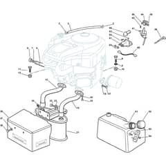 2040H - 2008 - 299941983/UM8 - Mountfield Ride On Mower B&S Engine Diagram