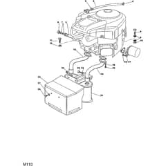 2048H - 2002 - 13-2655-12 - Mountfield Ride On Mower Engine Diagram