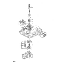 2048H - 2002 - 13-2655-12 - Mountfield Ride On Mower Pump Shaft Diagram