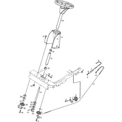 2105M - 2004 - 13-2715-94 - Mountfield Front Mower Steering Diagram