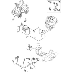 2105M - 2006 - 13-2715-96 - Mountfield Front Mower Electric Equipment Diagram